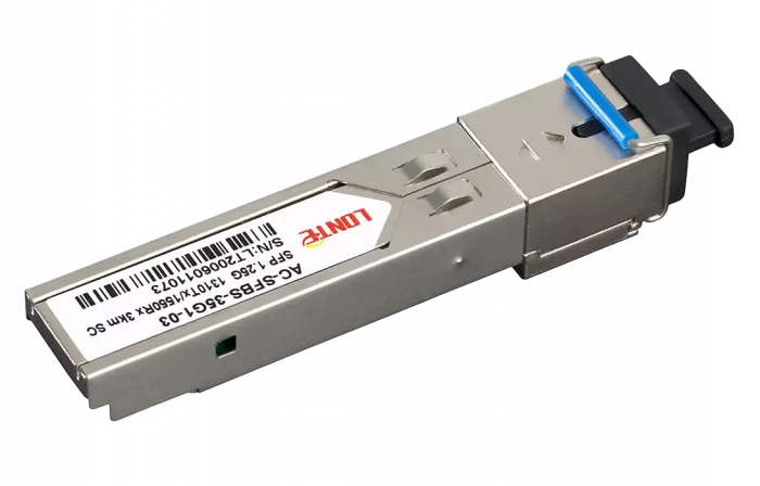 SFP WDM 1.25G Tx1310/Rx1550 3km SC DDM
