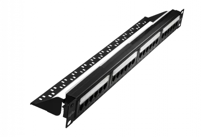 10-0403 SUPRLAN Патч-панель 19", 24хRJ-45, UTP, 5e, 1U