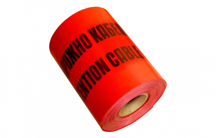 ЛСЭ-900 Лента сигнальная предупредительная 900мм 100м "Осторожно! Кабель!"