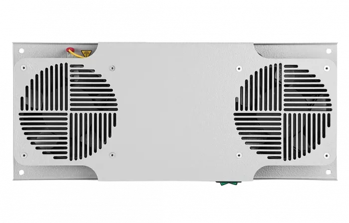 Вентиляторный модуль потолочный, 2 вентилятора с термодатчиком без шнура питания 35С ВМ-2П 48В ССД