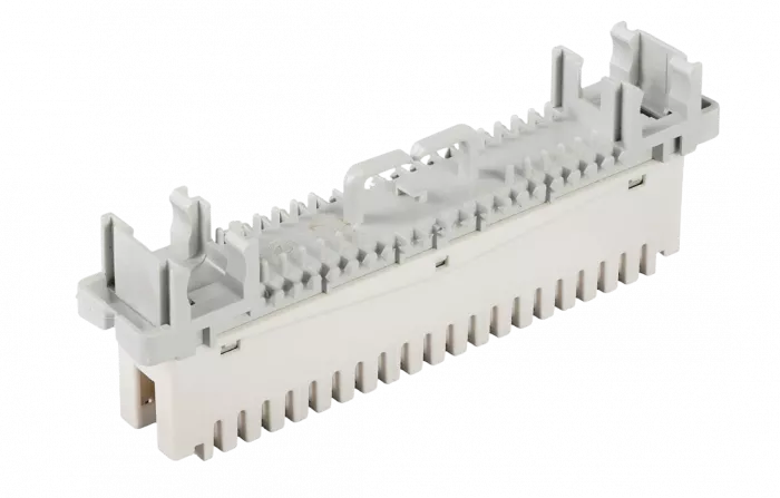 Плинт универсальный ПВТ-10Р-5е, 10 пар размыкаемые контакты 0...9