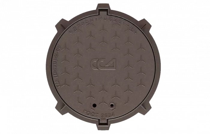Люк чугунный с замком ВЧШГ тип ТМ "Д400" Д 2-60 (ОУЭ-600)
