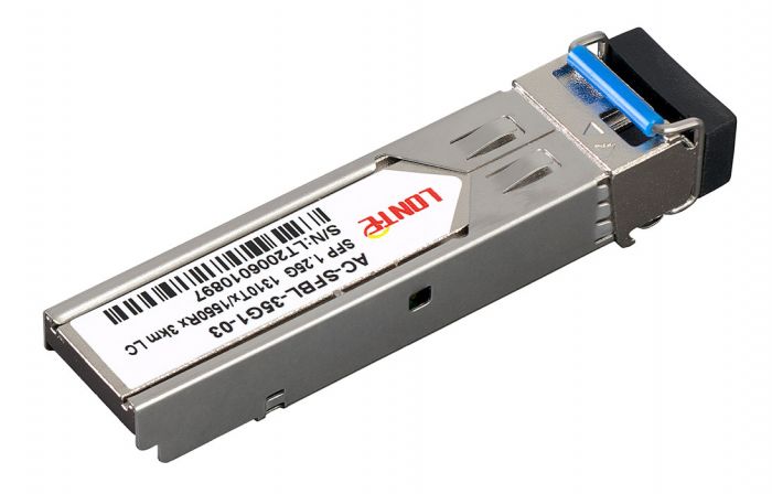 SFP WDM 1.25G Tx1310/Rx1550 3km LC DDM