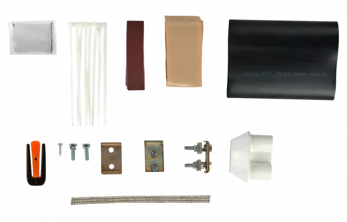 Комплект №9 для ввода ОК (для ввода транзитной петли ОК с проволочной броней и с повивом из синтетических нитей) (МТОК-Б1, В2, В3, К6, ББ) ССД