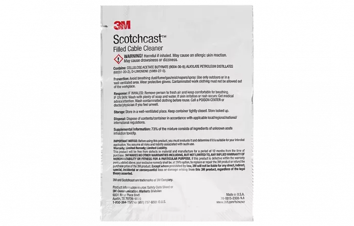 7100137911/80610582233 4415 Комплект  для очистки кабеля (10 салфеток и полотенец)