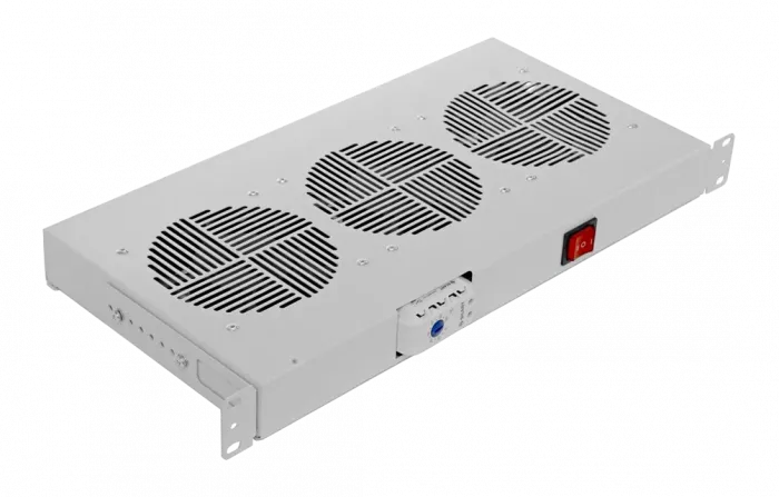 Вентиляторный модуль , 3 вентилятора с термореле без шнура питания ВМ-3-19"-Т ССД