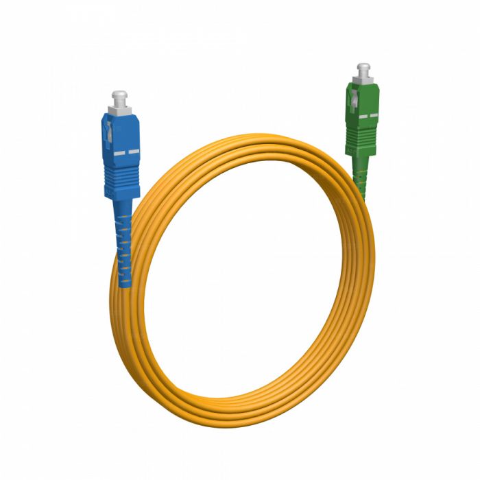 Шнур оптический NTSS spc SC/UPC-SC/APC 9/125 3.0мм 15м LSZH (патч-корд)