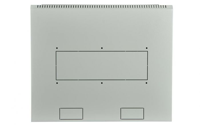 Шкаф телекоммуникационный настенный разборный 19”,9U(600x650), ШТ-НСр-9U-600-650-С дверь стекло ССД