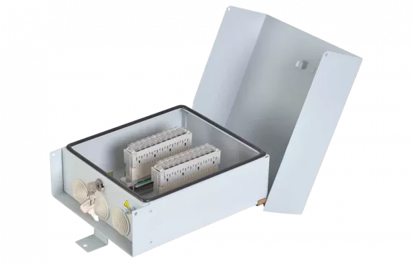 Ящик кабельный ЯКГ-20-Р, 2 Плинта с винтовыми клеммами, с магазином защиты ССД