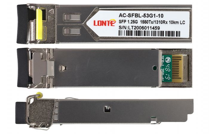 SFP WDM 1.25G Tx1550/Rx1310 10km LC DDM