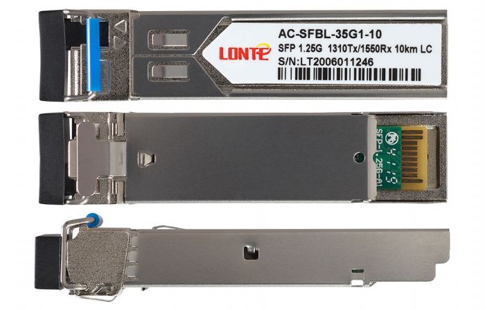 SFP WDM 1.25G Tx1310/Rx1550 10km LC DDM