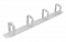 Органайзер кабельный горизонтальный 4 кольца ОКГ-19"-1U ССД