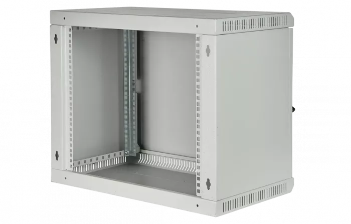 Шкаф телекоммуникационный настенный разборный 19”,15U(600x550), ШТ-НСр-15U-600-550-М дверь металл ССД