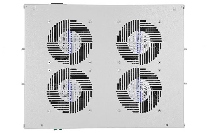 Вентиляторный модуль , 4 вентилятора с термодатчиком без шнура питания 35С ВМ-4-19" ССД