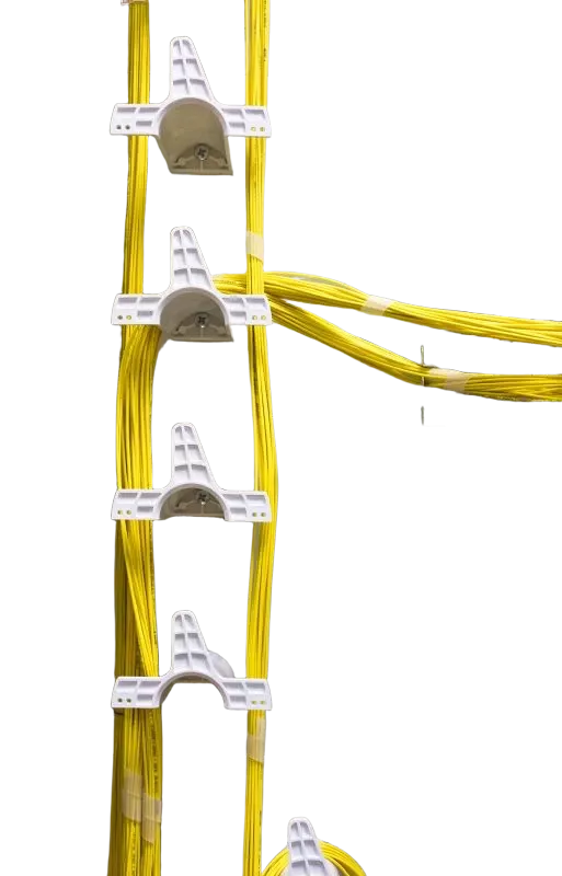 Шкаф комбинированный с органайзерами левый 19"+10" 42U 900х600х2000 мм ВОКС-Ф-9642Л-О ССД