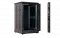 Шкаф телекоммуникационный напольный 19",18U(600x600), ШТ-НП-М-18U-600-600-С-Ч, передняя дверь стекло, черный ССД
