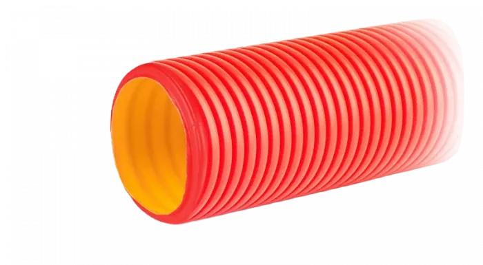 160920-8K Двустенная труба ПНД жесткая для кабельной канализации д.200мм, SN8, 1010Н, 6м, цвет красный 160920-8K Двустенная труба ПНД жесткая для кабельной канализации д.200мм, SN8, 1010Н, 6м, цвет красный