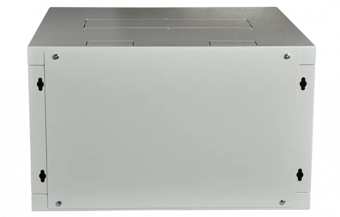 Шкаф телекоммуникационный настенный разборный 19”,12U(600x650), ШТ-НСр-12U-600-650-П дверь перфорированная ССД