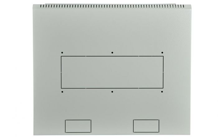 Шкаф телекоммуникационный настенный разборный 19”,9U(600x650), ШТ-НСр-9U-600-650-П дверь перфорированная ССД