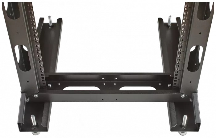 Стойка однорамная телекоммуникационная СТ-42U-1М-К-Ч черная (комплектная) ССД