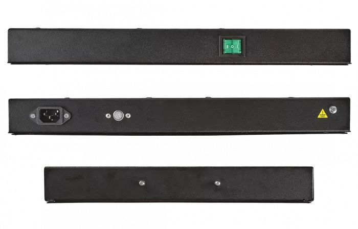 Вентиляторный модуль , 6 вентилятора с термодатчиком 35С ВМ-6-19"-Ч черный ССД