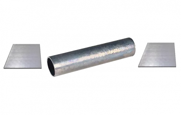 Муфта-труба св.30х210мм с 2-мя пласт. 57х50х3мм ССД