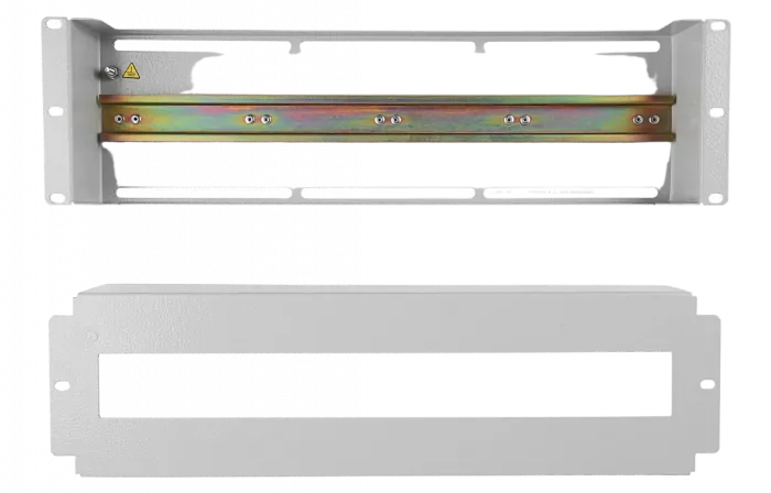 DIN рейка  в корпусе 19" 3U ССД