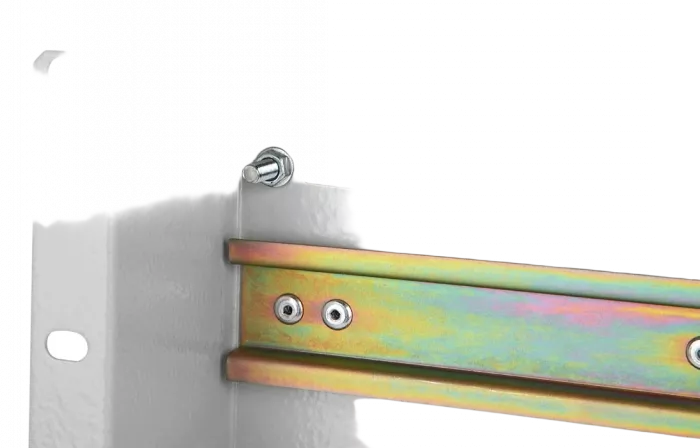 DIN рейка  в корпусе 19" 3U ССД