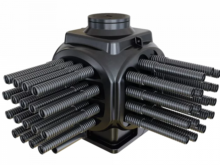 Колодец кабельный полимерный ККП-4-ССД (с металлокаркасом)