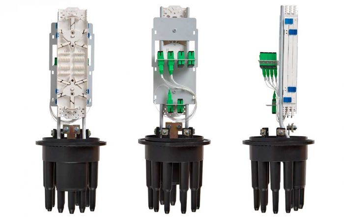 Муфта-кросс МКО-Д3/С09-1PLC8-SC/APC-20SC-18SC/APC-18SC/APC ССД