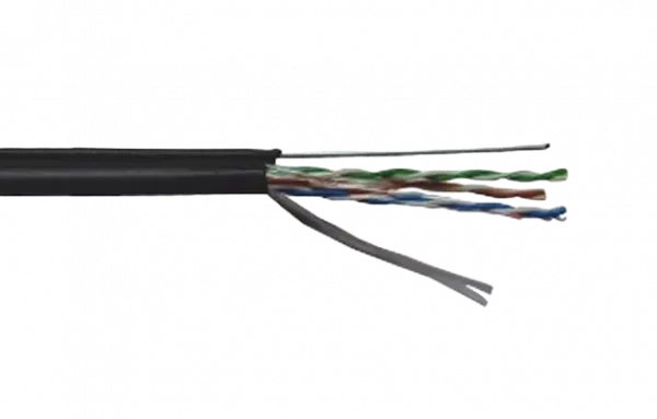 BC3-C5E04-359 ITK Каб. вп ШПД F/UTP кат.5E 4х2х0,48мм LDPE трос 1,2мм 305м
