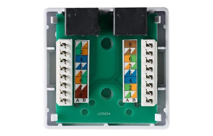 CS2-1C5EU-22 ITK Настенная инф. розетка RJ45, кат.5Е UTP, 2-порта