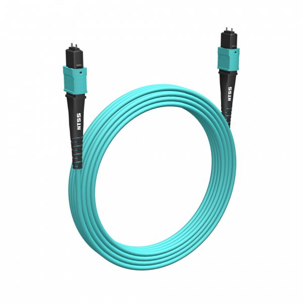 Волоконно-оптическая сборка trunk NTSS PREMIUM 12ов, MTP/UPC (male)-MTP/UPC (male), полярность B, 50/125 OM3, 15м, LSZH