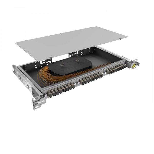 Кросс 19" NTSS PREMIUM выдвижной, предсобранный 1U, 8 портов SC/UPC, 50/125 мкм