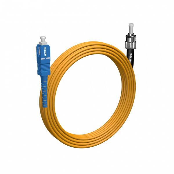 Шнур оптический NTSS spc SC/UPC-ST/UPC 9/125 3.0мм 20м LSZH (патч-корд)