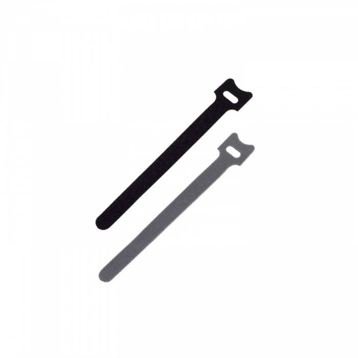 Хомут липучка 150х12 черный (упак 20шт)