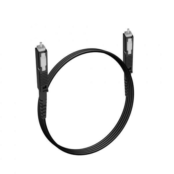 Шнур оптический NTSS spc MU/UPC-MU/UPC 9/125 2.0мм 2м черный LSZH (патч-корд)