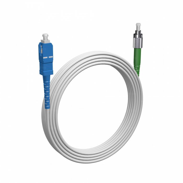 Шнур оптический NTSS spc SC/UPC-FC/APC 9/125 G.657A1 2.0мм 20м LSZH (патч-корд)