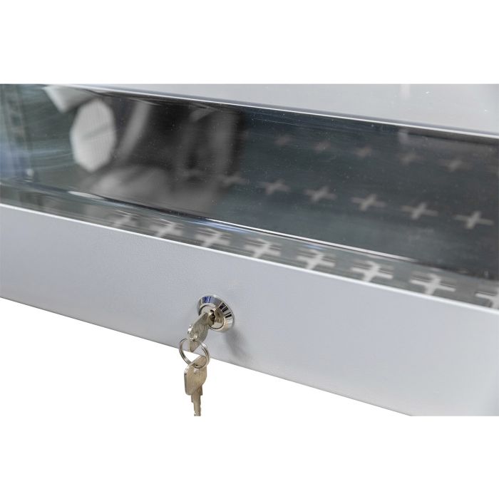 Шкаф настенный телекоммуникационный NTSS SOHO 19 5U: 3U+2U, собранный, серый RAL 7035