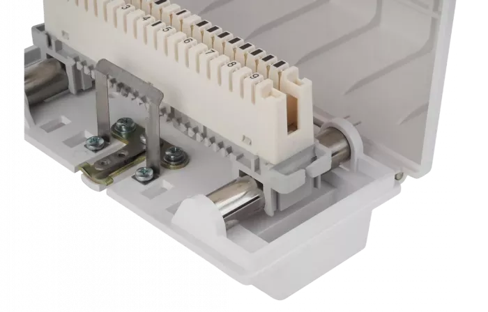 Коробка КРТП-В/10-Р плинт LSA-PROFIL, замок, ключ 41144 ССД