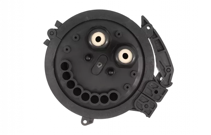 Муфта-кросс МКО-С7/СМ4-1PLC4-SC/APC-10SC-10SC/APC-1SC/APC  ССД