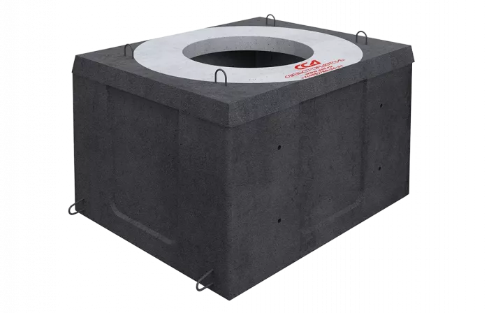 Колодец ККСр-1М-10(80) ГЕК (B25) в 2х слойной гидроизоляции Колодец ККСр-1М-10(80) ГЕК (B25) в 2х слойной гидроизоляции