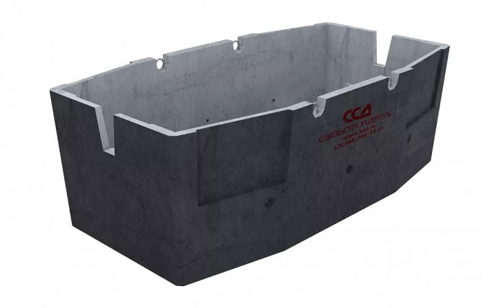 Колодец ККСр-5-10 ГЕК (B25) в гидроизоляции Колодец ККСр-5-10 ГЕК (B25) в гидроизоляции