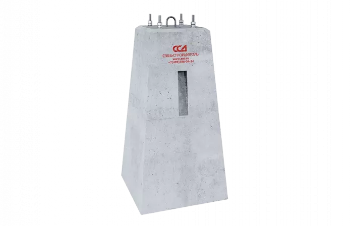 Фундамент усиленный для светофоров с площадкой обслуживания ФС 150х77 15379-00-00-01