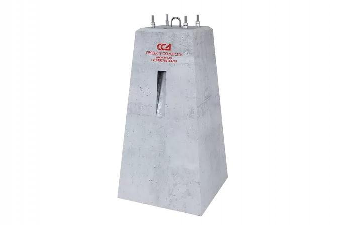 Фундамент усиленный для светофоров с площадкой обслуживания ФС 150х77 15379-00-00-01