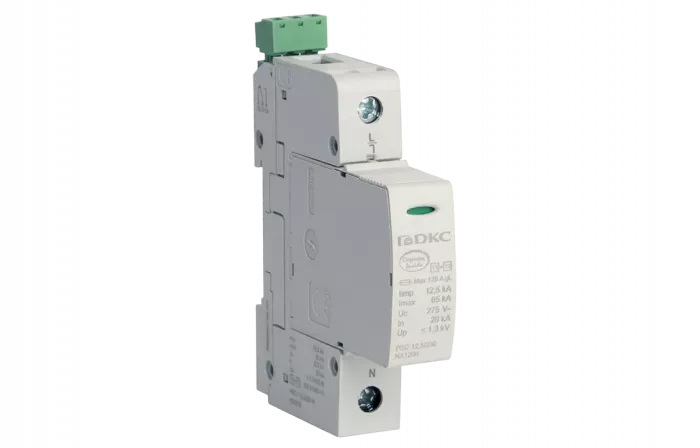 NX1212 УЗИП, класс I+II, 1-полюсный, L-N, 12,5к