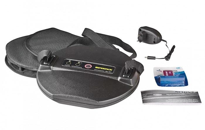 Металлоискатель ВМ-911 ПРО в комплекте с акк., блоком питания и чехлом