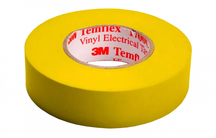 7100080342 Temflex 1300, желтая, универсальная изоляционная лента, 19мм х 20м х 0,13мм
