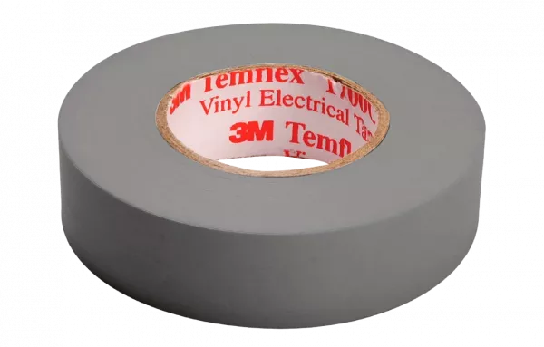 7100080347 Temflex 1300, серая универсальная изоляционная лента, 19мм х 20м х 0,13мм