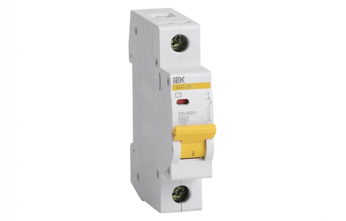 MVA20-1-003-C Авт. выкл.ВА47-29 1Р  3А 4,5кА х-ка С ИЭК